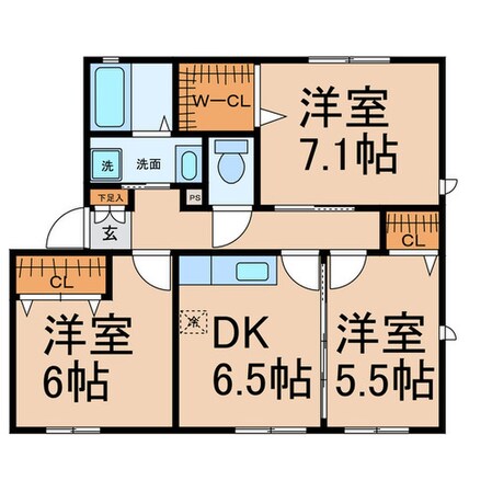 リヴィエール中野の物件間取画像